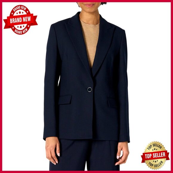Jackets & Blazers - Regular Fit Woven Blazer, Single Breasted, Long Sleeve, Dry Clean Only